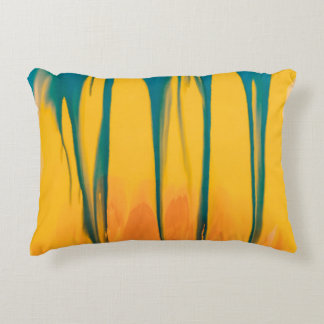 YELLOW AND BLUE APPAREL ACCENT PILLOW