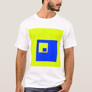 Yellow and blue squares T-Shirt