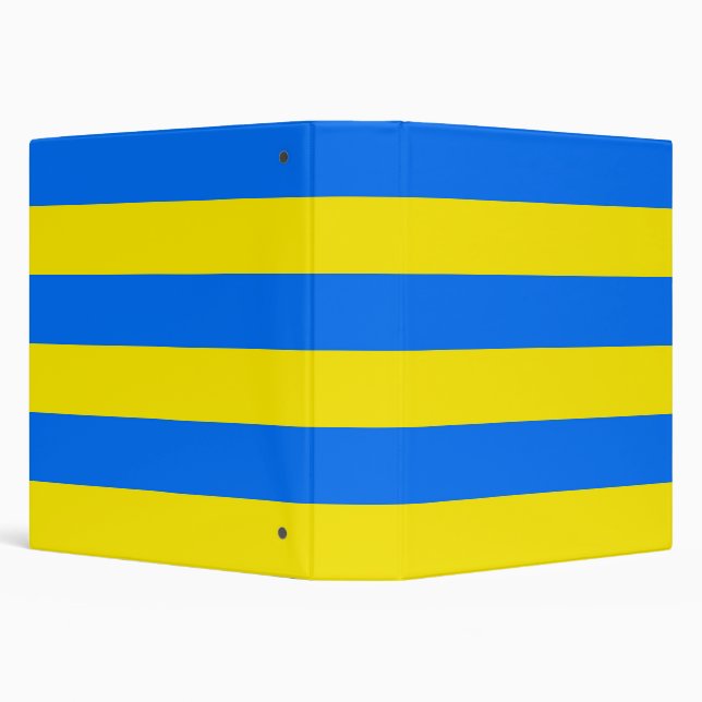 Yellow and Blue Stripes Binder (Background)