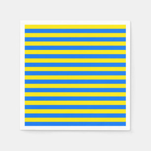 Yellow and Blue Stripes Napkin
