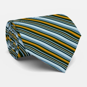 Yellow and Blue Stripes Tie