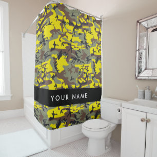 Yellow and Brown Camouflage Your name Personalize
