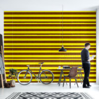 Yellow and brown wood