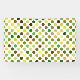 Yellow and Green Dots Banner