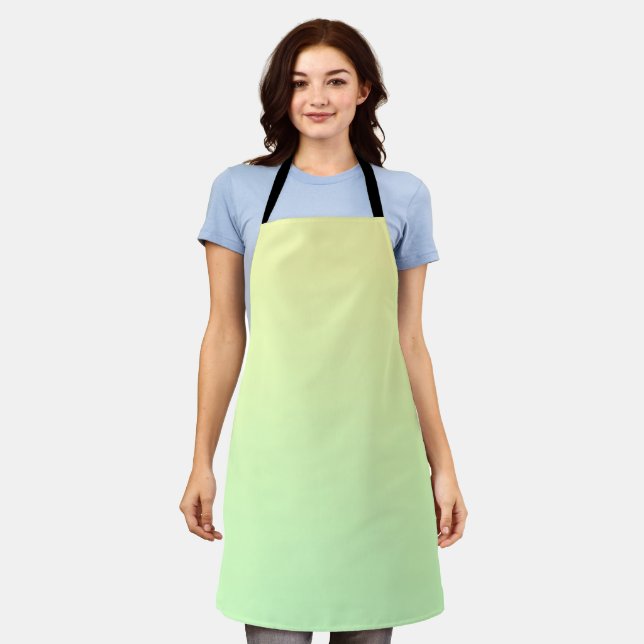 Yellow and Green Gradient Apron (Worn)