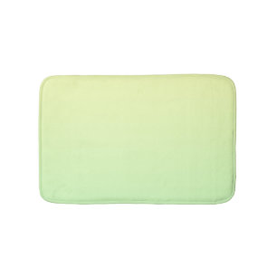 Yellow and Green Gradient Bath Mat
