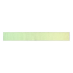 Yellow and Green Gradient Grosgrain Ribbon