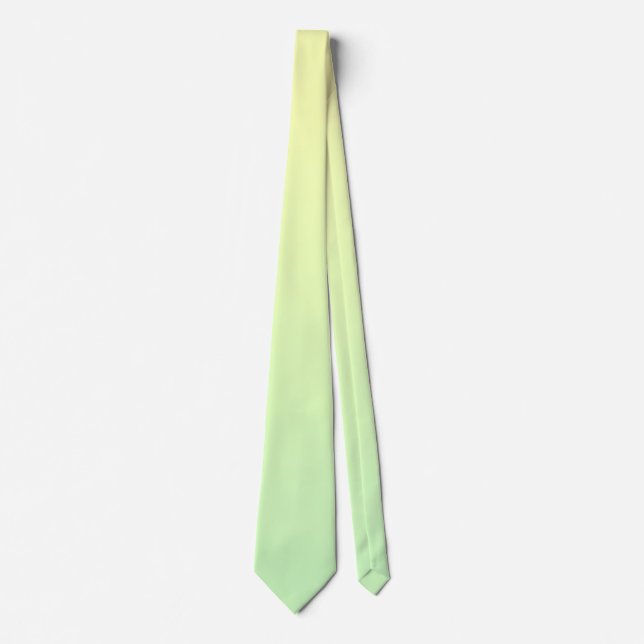 Yellow and Green Gradient Tie (Front)