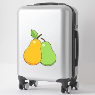 Yellow and Green Pears