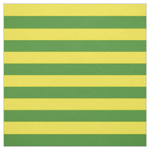 Yellow and Green Stripes Fabric