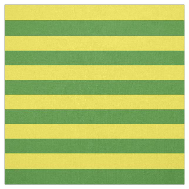 Yellow and Green Stripes Fabric (Swatch)