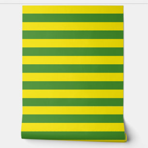 Yellow and Green Stripes Wall Decor