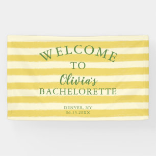 Yellow and Green Summer Bachelorette  Banner