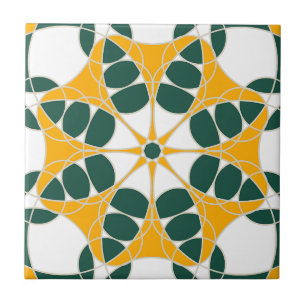Yellow and Green tile