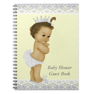 Yellow and Grey Baby Shower Guest Book