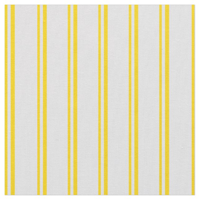 Yellow and Lavender Coloured Stripes Pattern Fabric (Close Up)