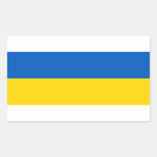 Yellow and light blue - SHOW YOUR SUPPORT Sticker