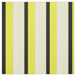 Yellow and Light Pale Yellow Stripes Pattern  Fabric