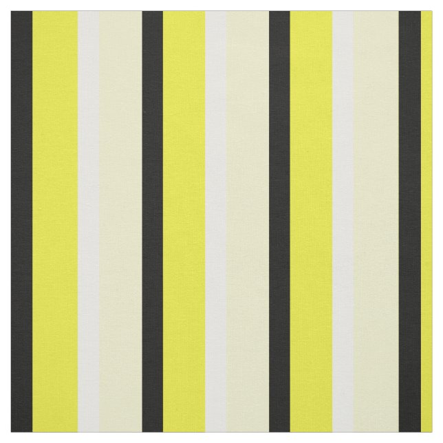 Yellow and Light Pale Yellow Stripes Pattern  Fabric (Swatch)