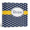 Yellow and Navy Retro Recipe Binder