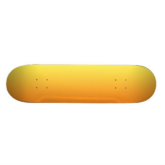 Yellow And Orange Ombre Skateboard