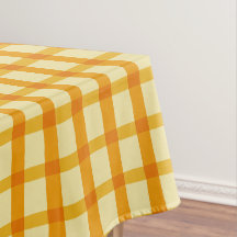 Yellow and Orange Plaid