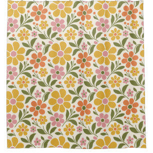 Yellow and Orange Retro Boho Flower
