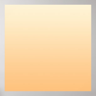Yellow and Peach Colour Gradient Poster
