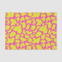 Yellow and Pink Cows Patch Decoupage