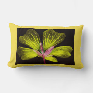 Yellow and Pink Flower Pillow