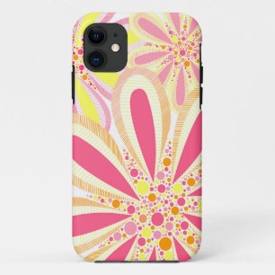 Yellow and Pink Flowers iPhone 11 Case