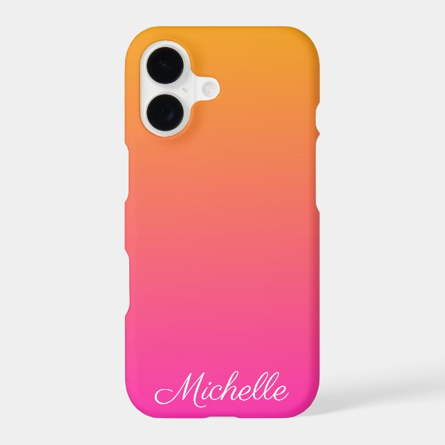 Yellow and pink gradient ombre (Back)