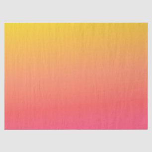 Yellow and Pink Gradient Tissue Paper