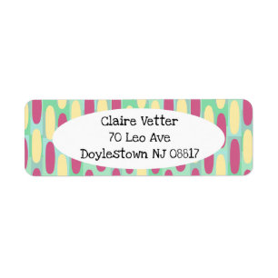 Yellow and Pink Ovals