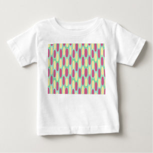 Yellow and Pink Ovals Baby T-Shirt
