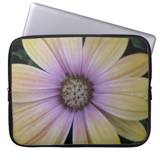 Yellow and Purple Daisy Flower Laptop Sleeve