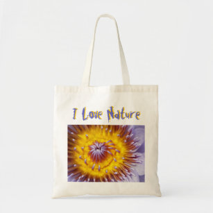 Yellow and Purple Lily Flower Closeup Tote Bag