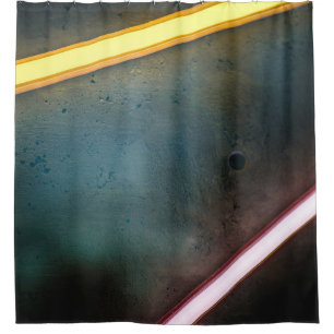 Yellow and red metal bar