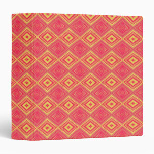 Yellow and Red Pattern Binder