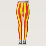Yellow and Red Vertical Stripes Leggings<br><div class="desc">This design is available on more products! Click the ‘Available On’ Link on this Product page to see them all!
Be sure to check out all other options to customize your selection!
Thanks for looking!</div>