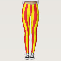 Yellow and Red Vertical Stripes