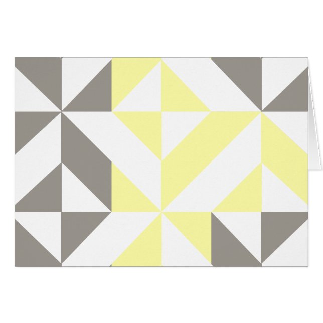 Yellow and Silver Geometric ZigZag (Front Horizontal)