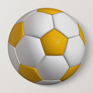Yellow and white ball Button