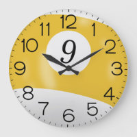 Yellow and White Billiard #9 Ball