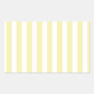 Yellow and white candy stripes sticker