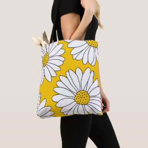 Yellow and White Daisies 2 Tote Bag