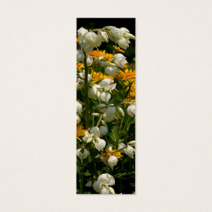 Yellow And White Flowered - Book Marker