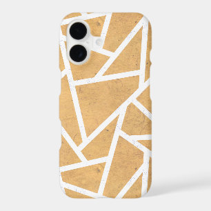 Yellow and white mosaic pattern