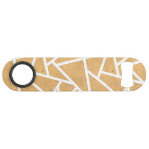 Yellow and white mosaic pattern bar key
