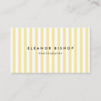 Yellow and White Pinstripes Pattern Modern